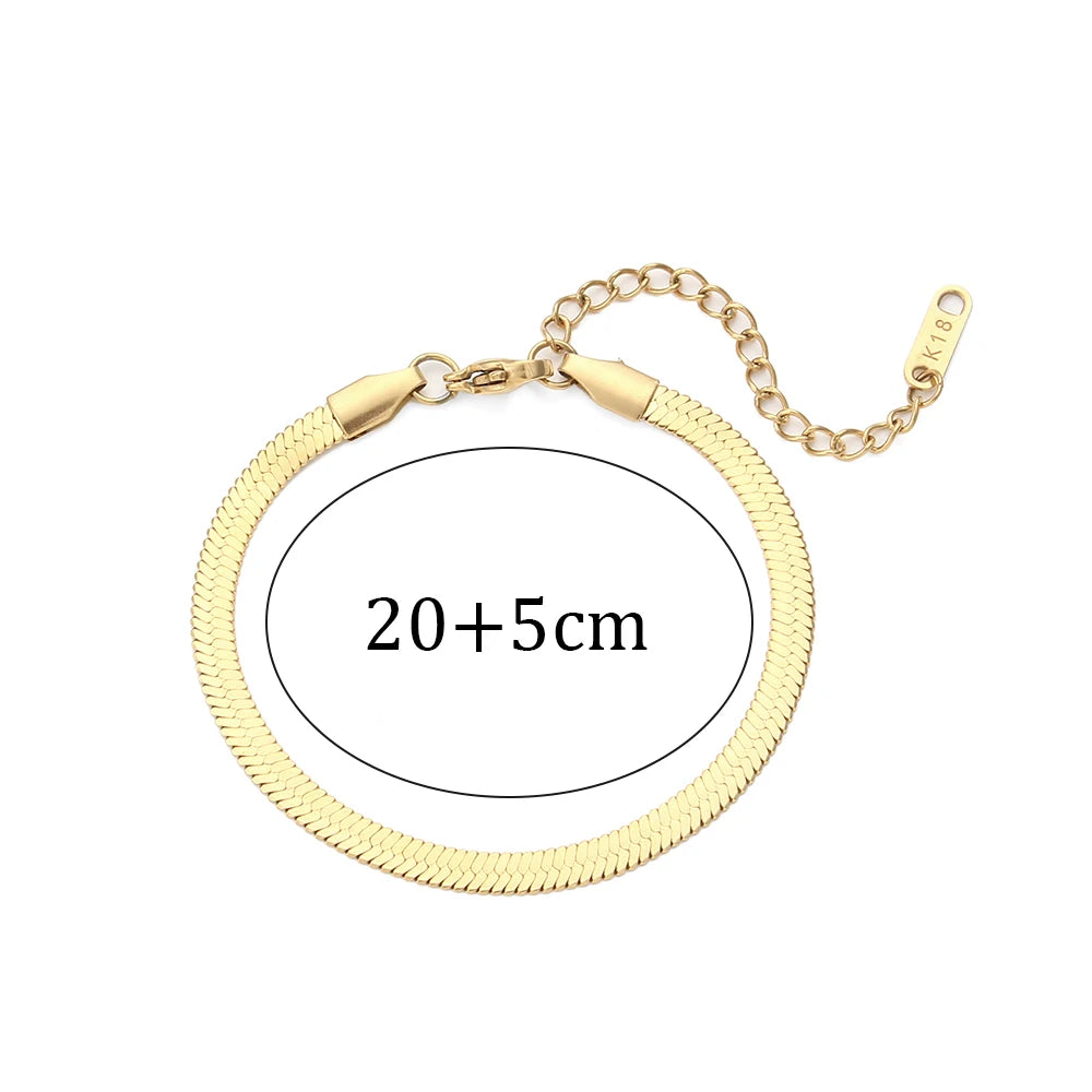 Stainless Steel 18K Gold Plated Necklaces