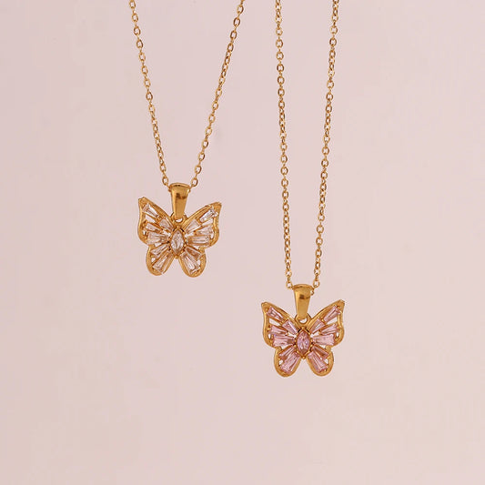 Butterfly Pendant Necklace