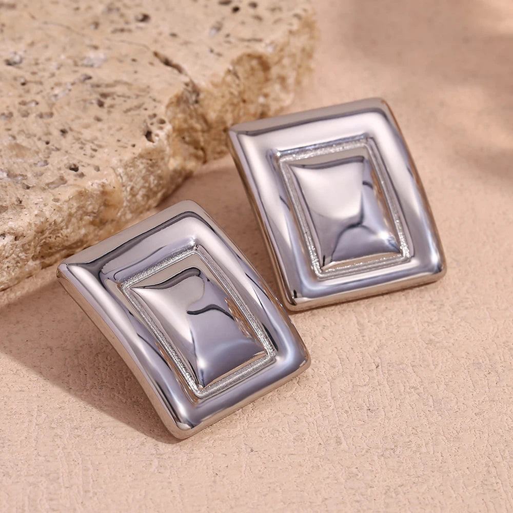 Rachel Rectangular Earrings