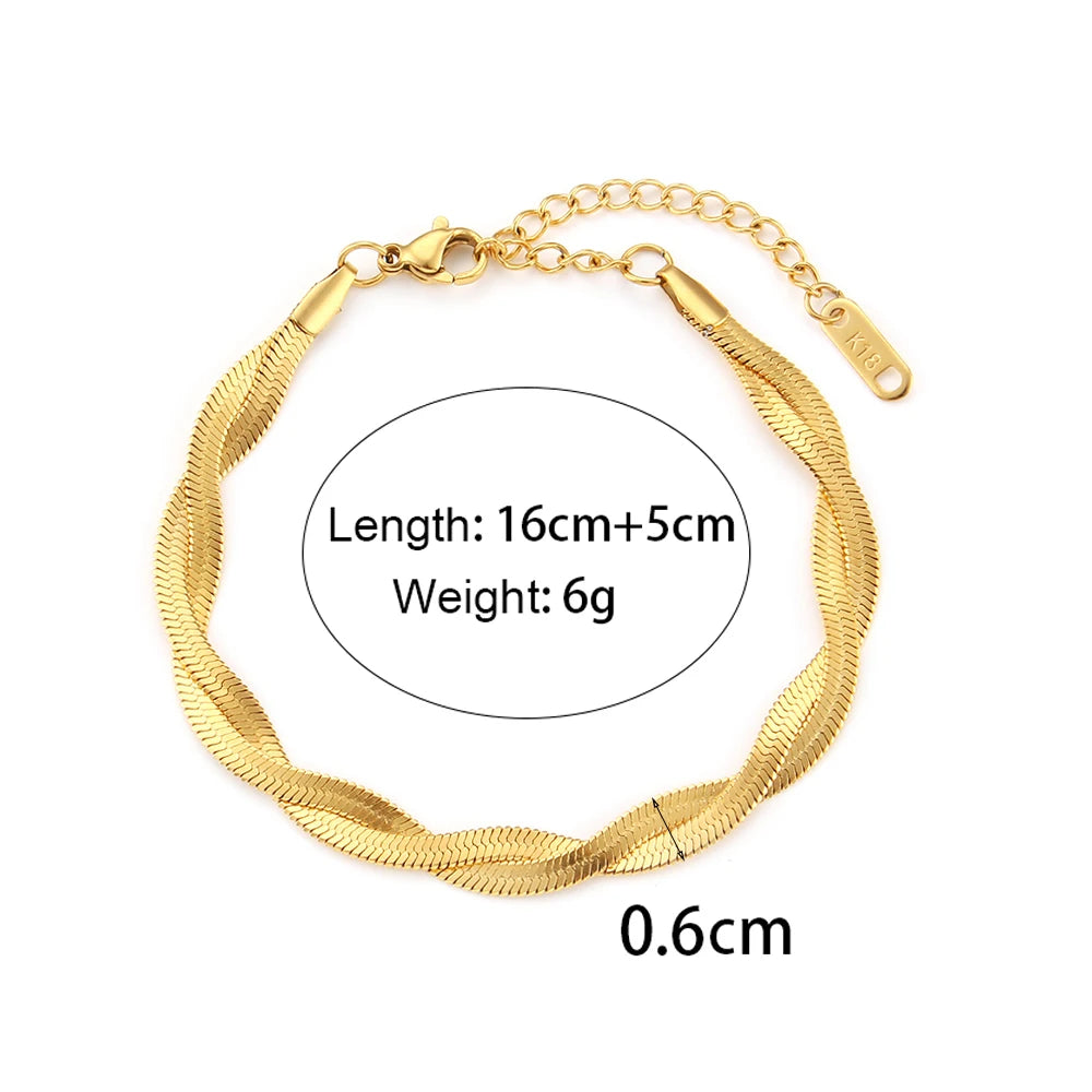 Stainless Steel 18K Gold Plated Necklaces